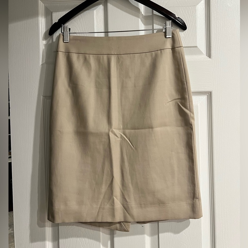 J. Crew Women's Pencil Skirt in Tan
